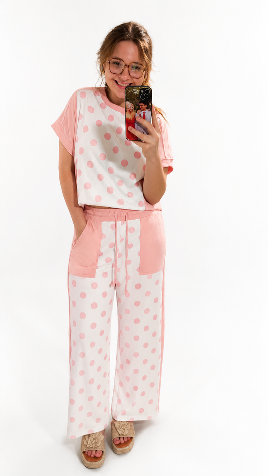 🎀 Pink — Lovella Blush Dot Set