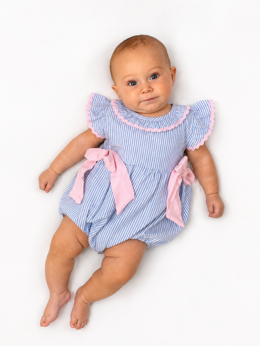 Blushing Blue Belle Bubble Romper 🎀