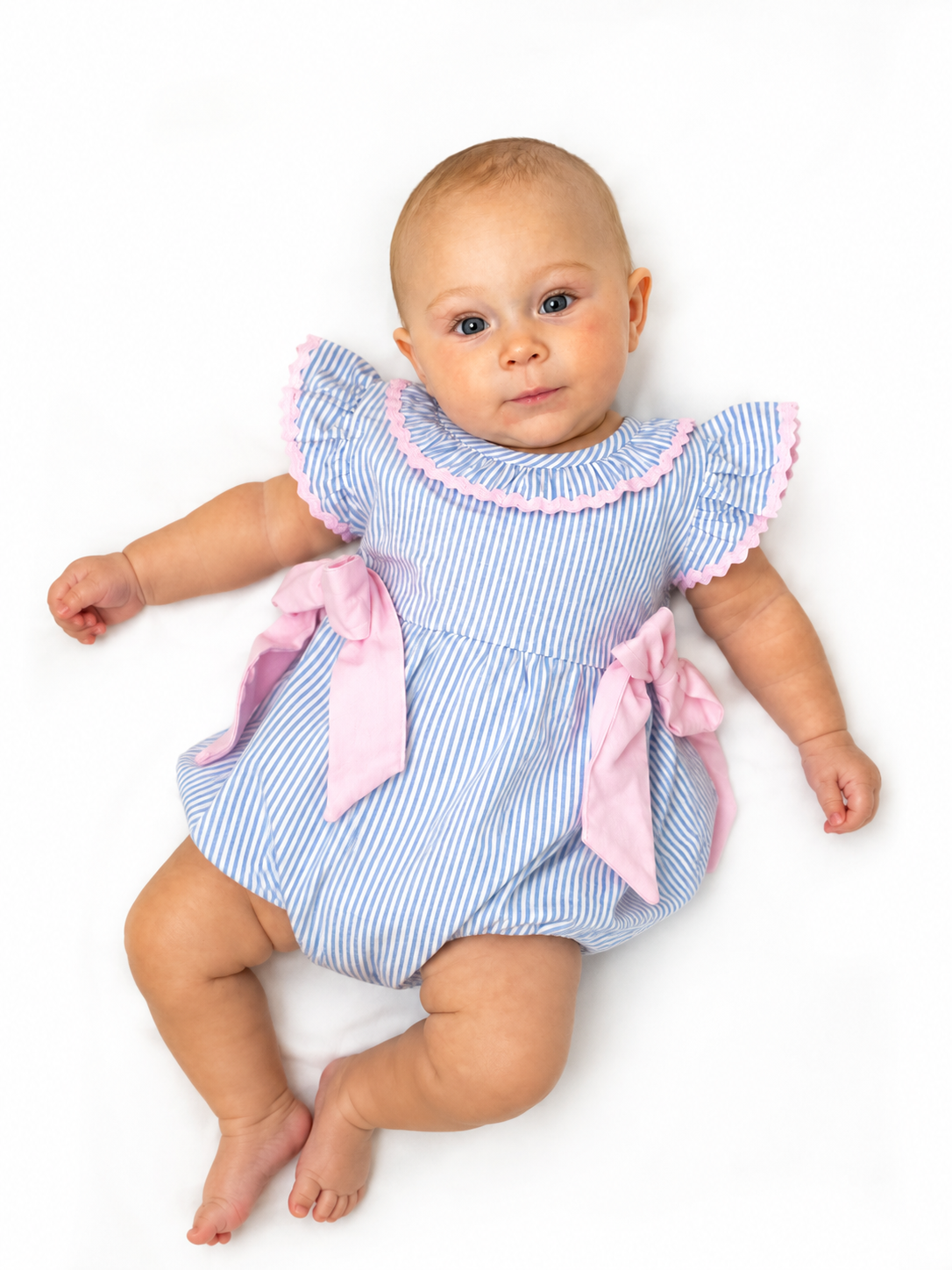 Blushing Blue Belle Bubble Romper 🎀