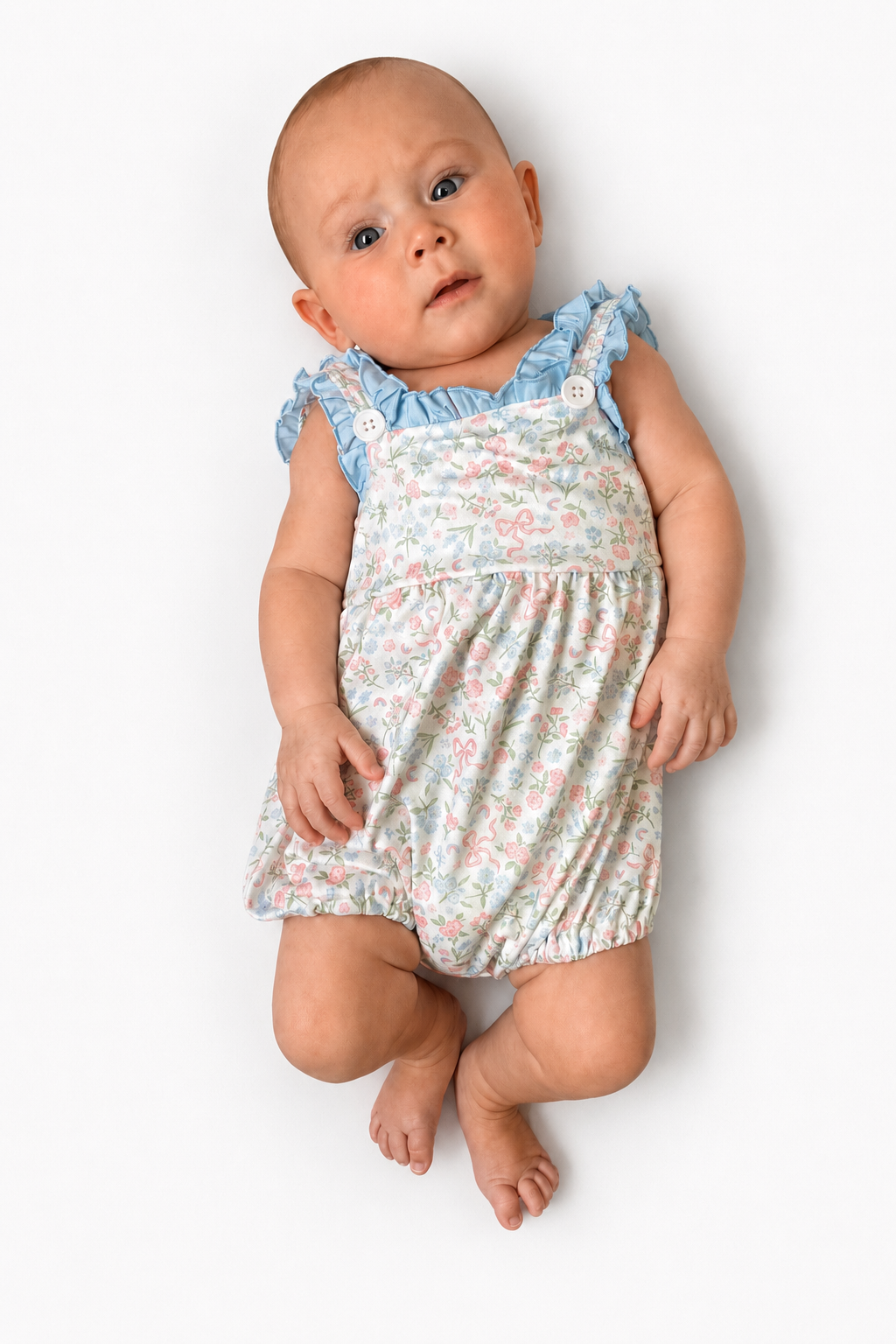 Willow Bloom Bubble Romper 🌿🌸