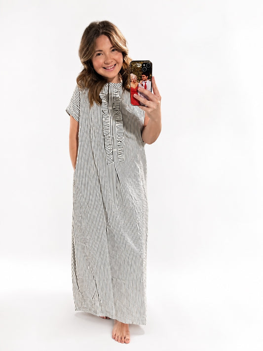 The Lovella Stripe Maxi Dress