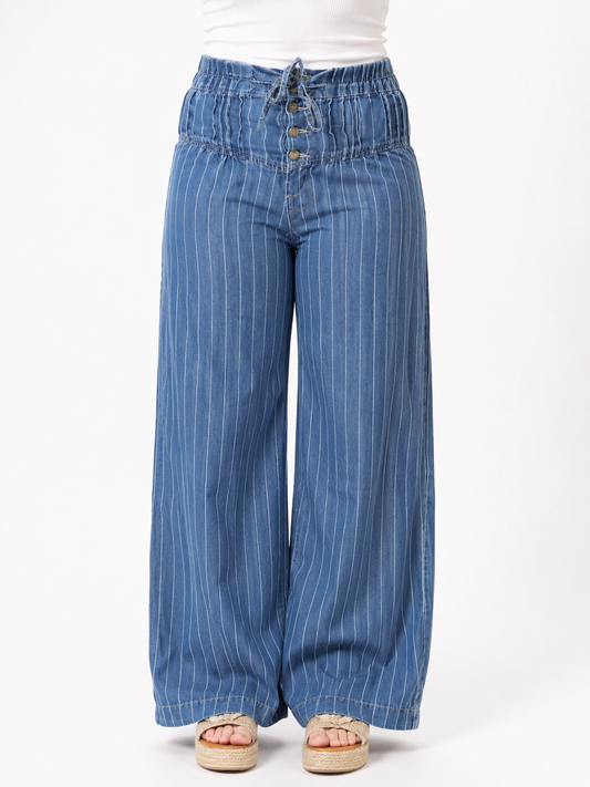 Lovella Stripe Wide Leg Pants