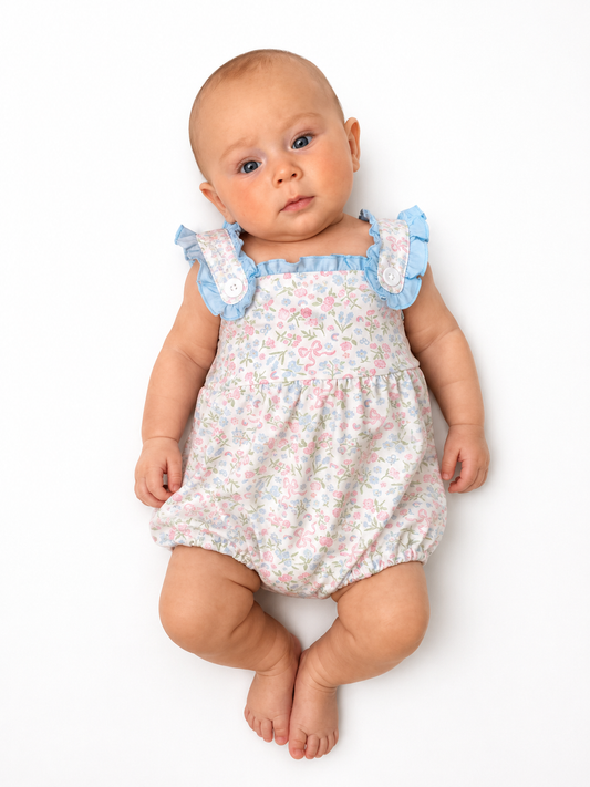 Willow Bloom Bubble Romper 🌿🌸